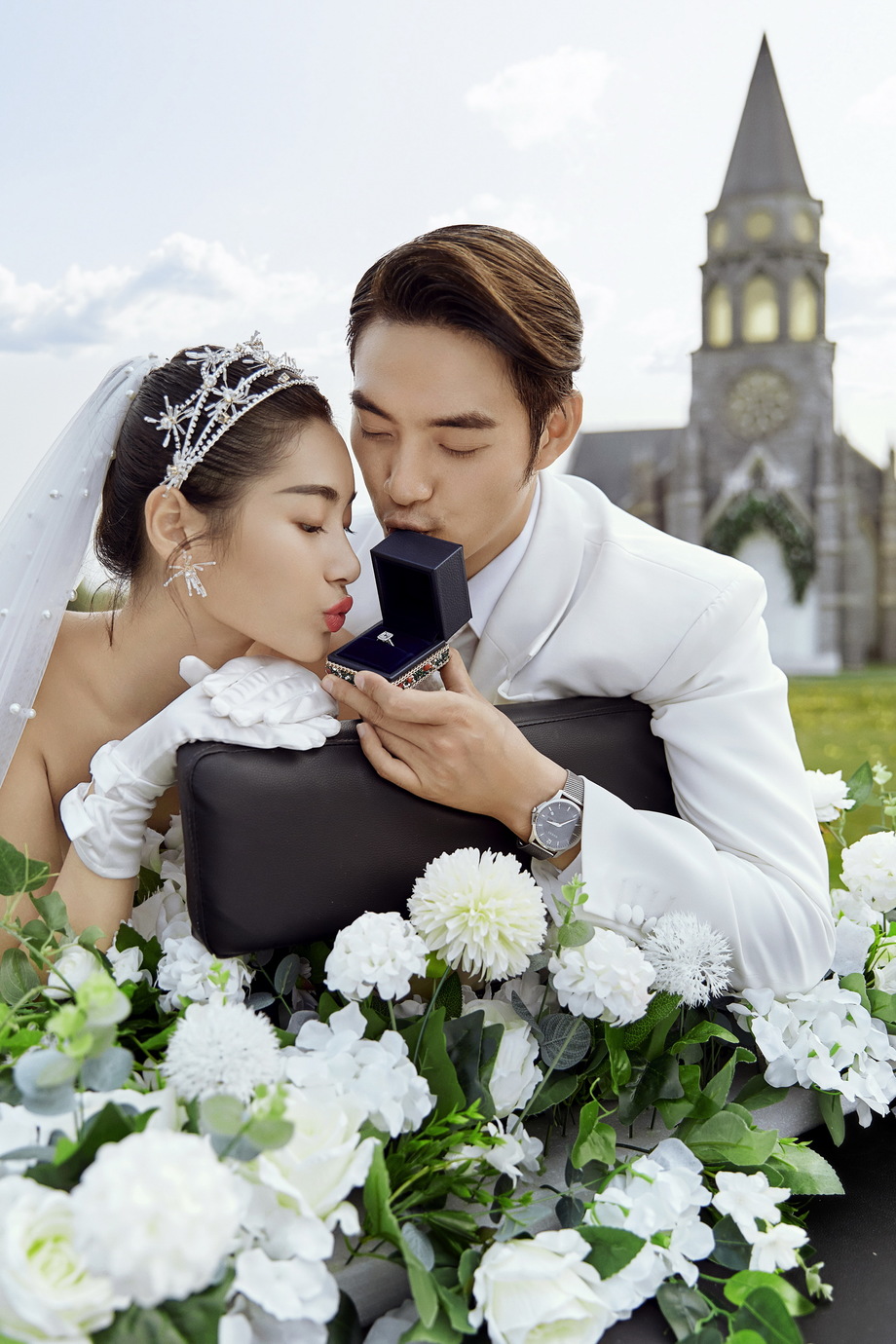 蝴蝶树婚纱摄影丨白色礼拜