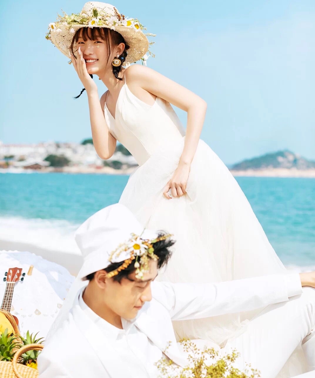 海边婚纱照，从来不止一种拍法！ 