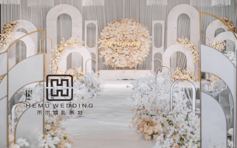 【禾木婚礼】小预算  清新白绿婚礼