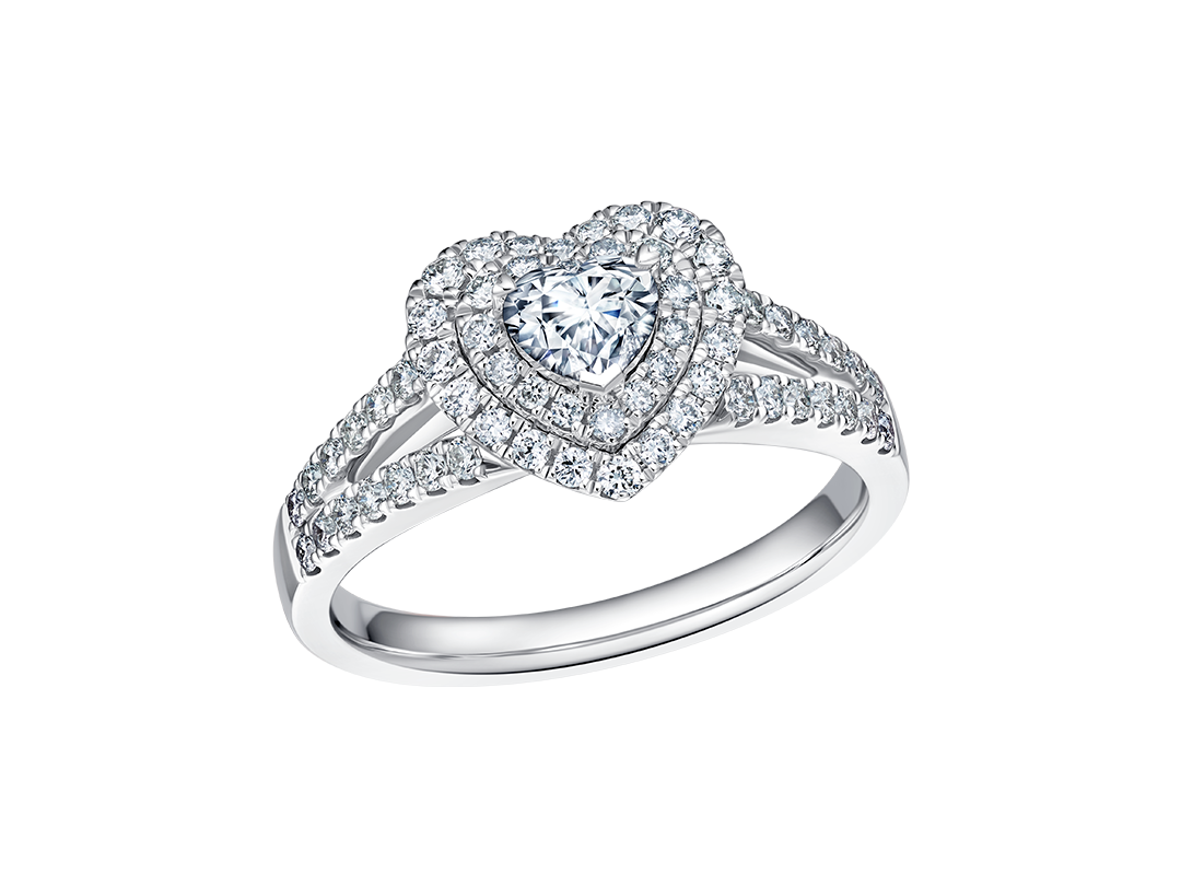 DR HEART奢华DR之心求婚钻戒WJ0341