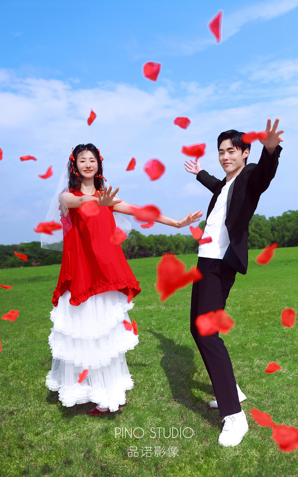 生命力喜嫁婚纱照