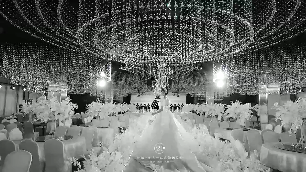 《韩式水晶》60桌宴会厅· 一站式婚礼堂服务