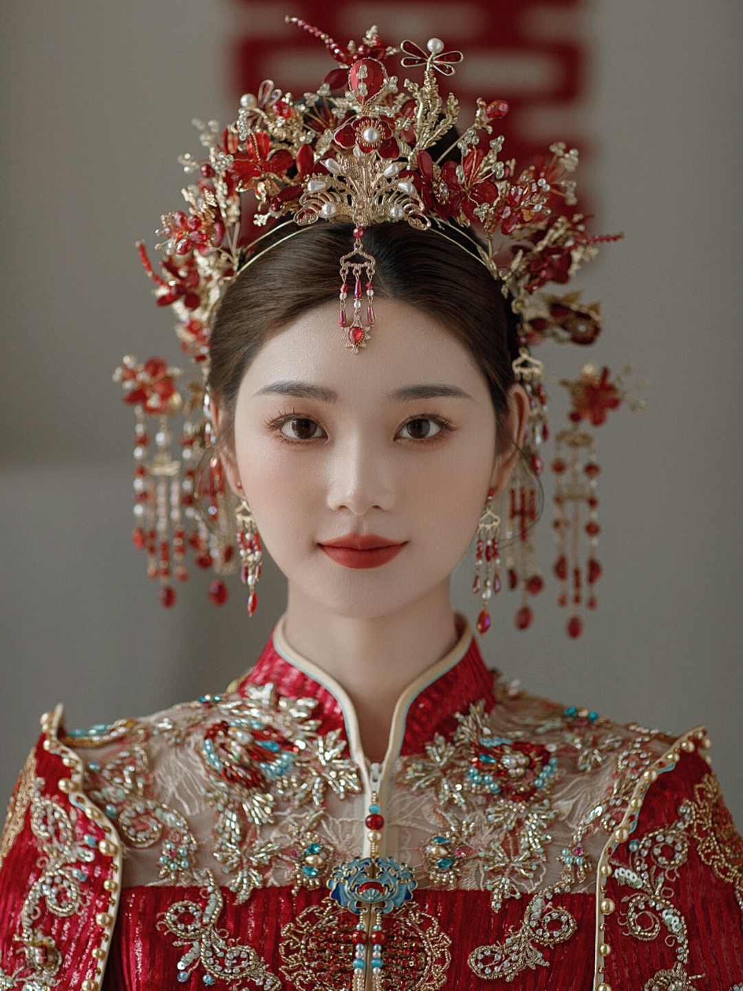 豪华高贵大气秀禾造型