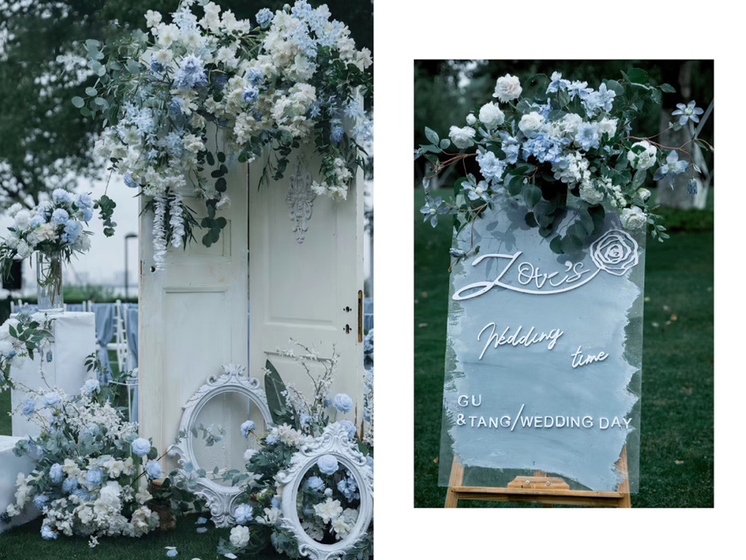 法式户外婚礼丨草坪婚礼       