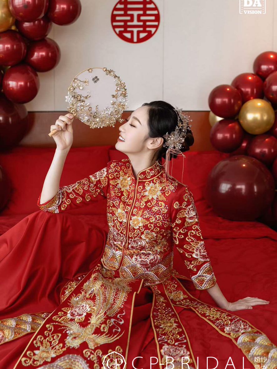 【一白】中式亮片秀禾