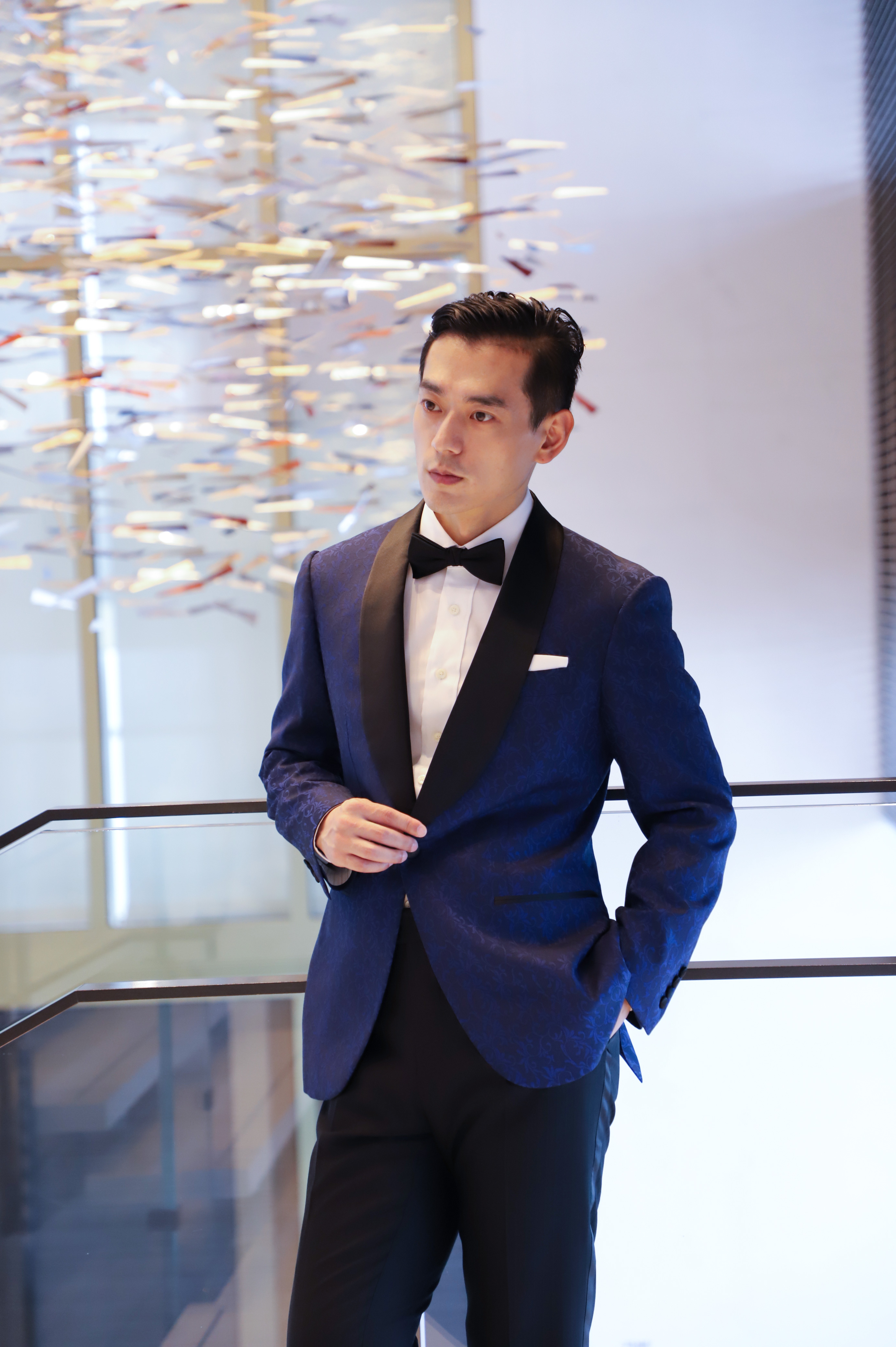 婚礼礼服|年会礼服|孔雀蓝礼服租