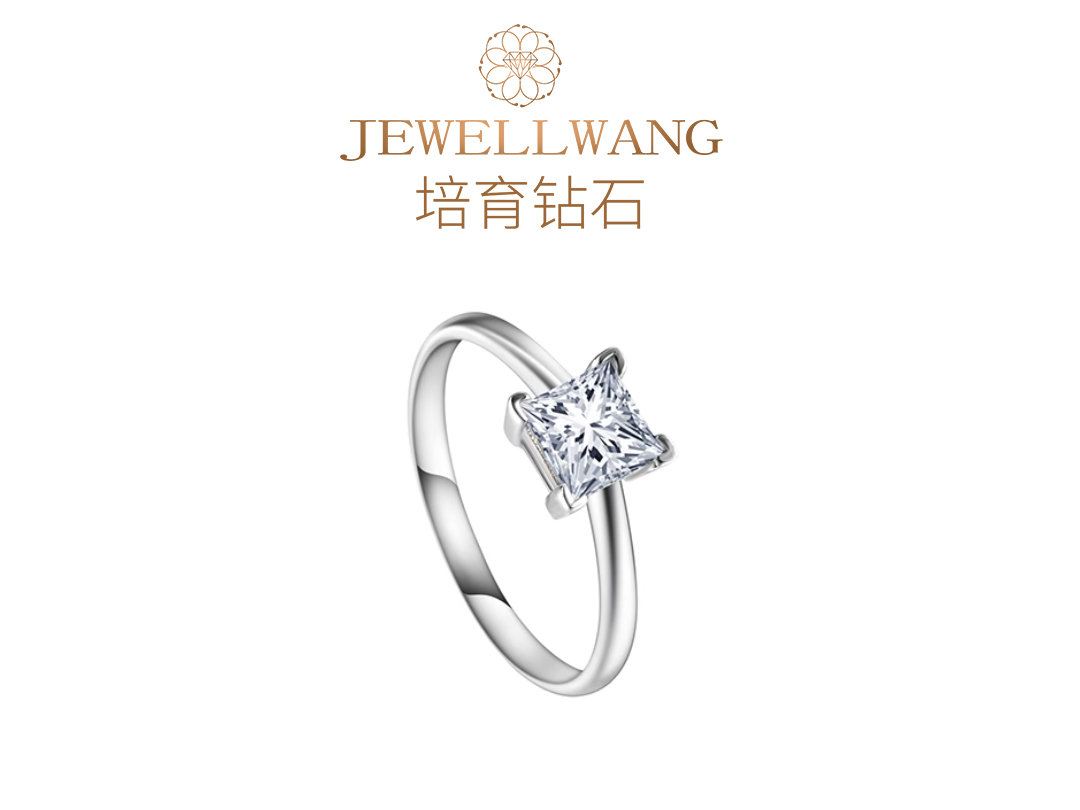 纤离 JEWELLWANG钻玺培育钻石婚戒