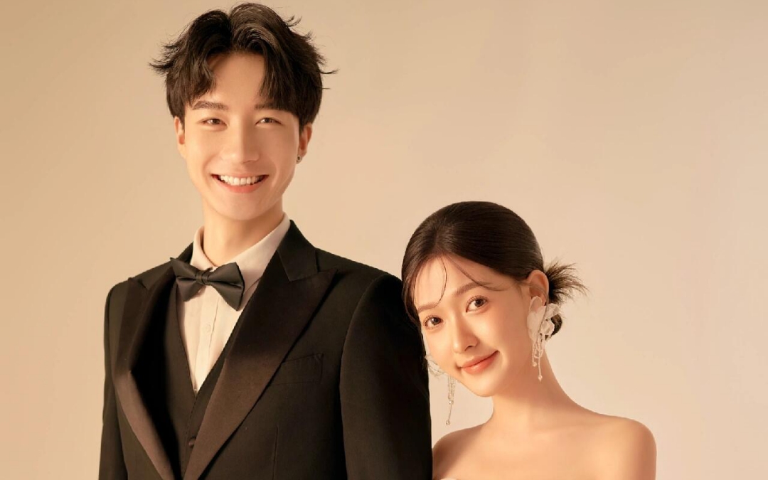 韩式极简风婚纱照