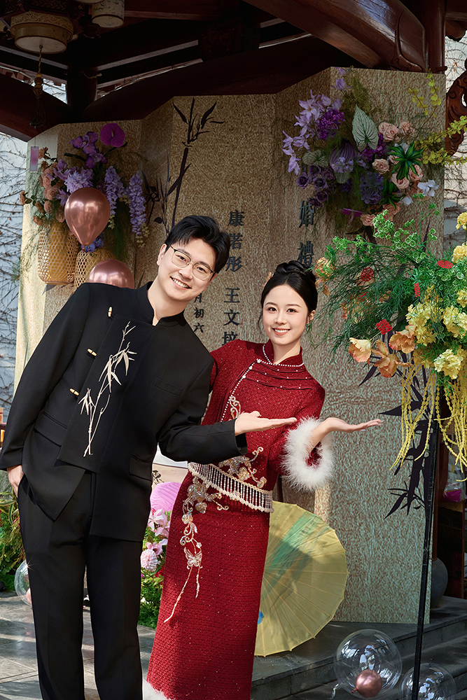 【预制订婚照】场景布置丨礼服丨妆面丨造型