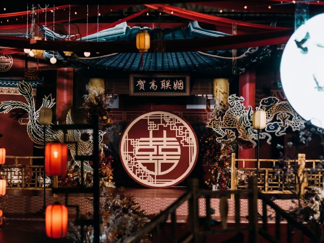 中式婚礼｜高级大气国风撞色