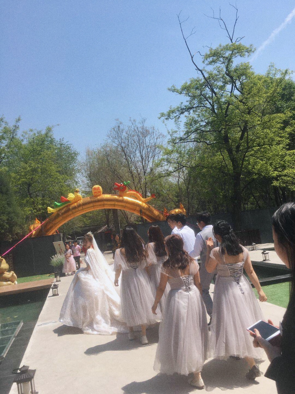 #最美新娘#结婚当天，两个我爱的男人红了眼眶