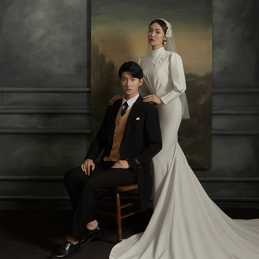 【油画肖像】90后热捧婚纱照