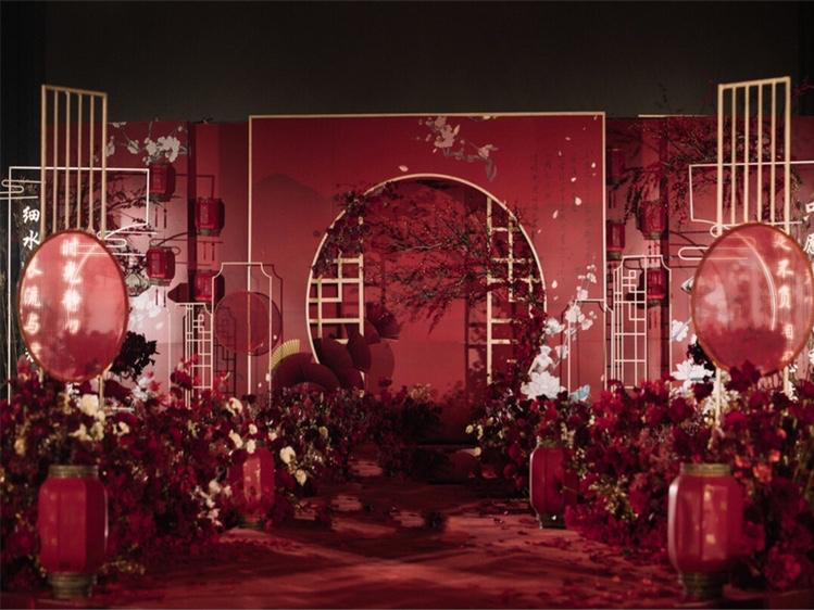 【夏洋】合肥现场/红金色复古新中式·赠资深四大