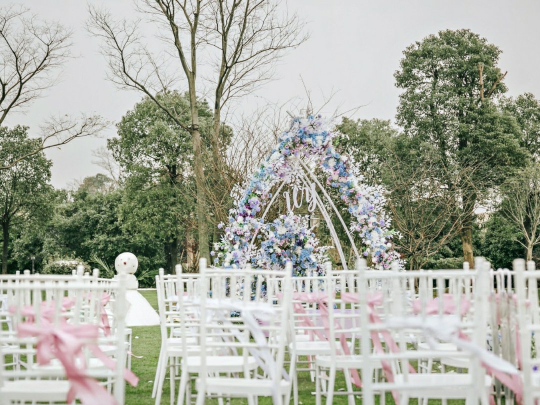 [梦享家]2020白蓝色户外清新婚礼