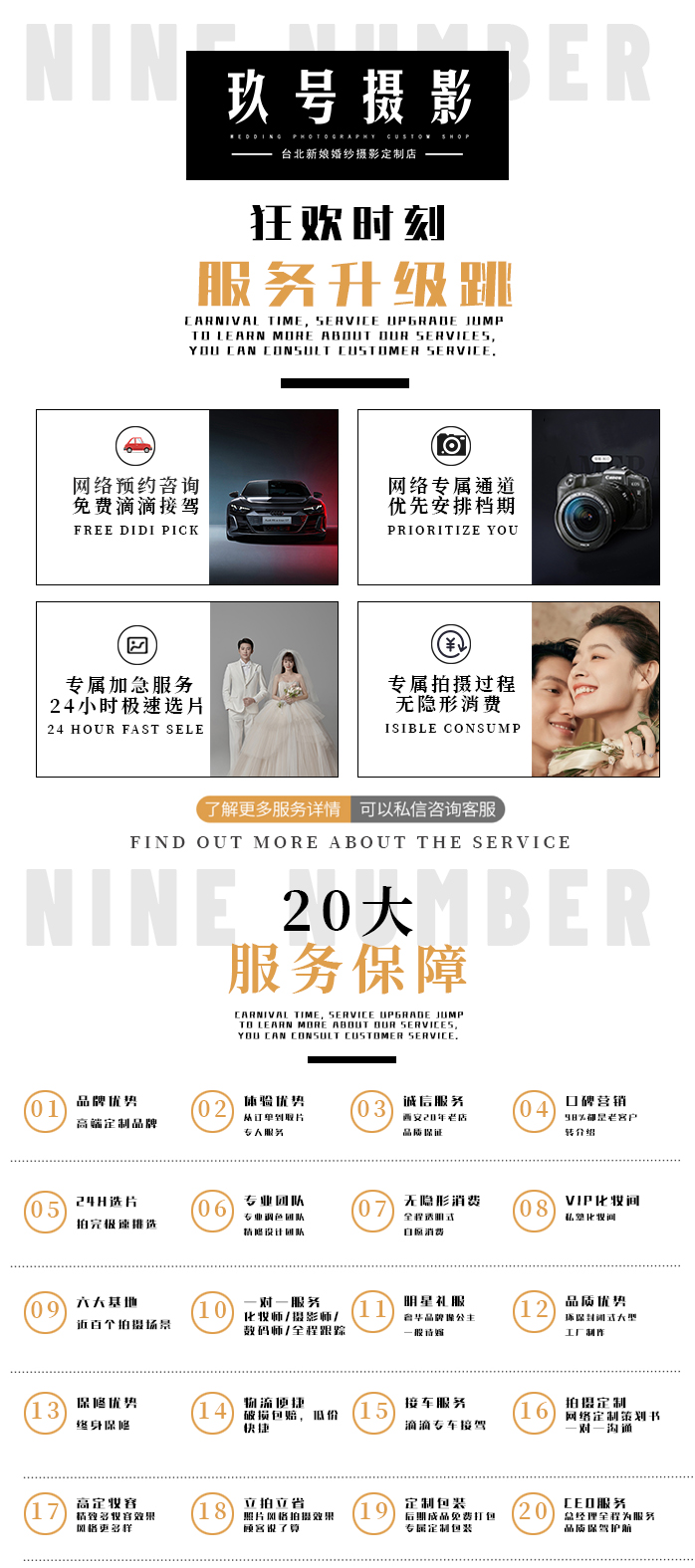 【私人訂制】婚禮紀專屬特惠套餐