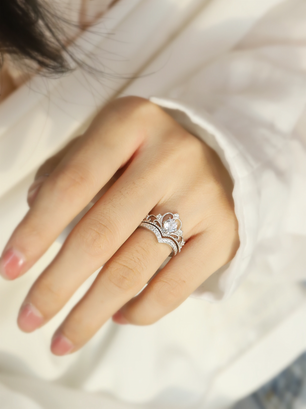 定制婚戒真的很香❗️小预算购买了大钻戒💍