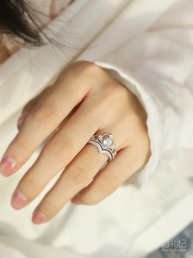 定制婚戒真的很香❗️小预算购买了大钻戒💍