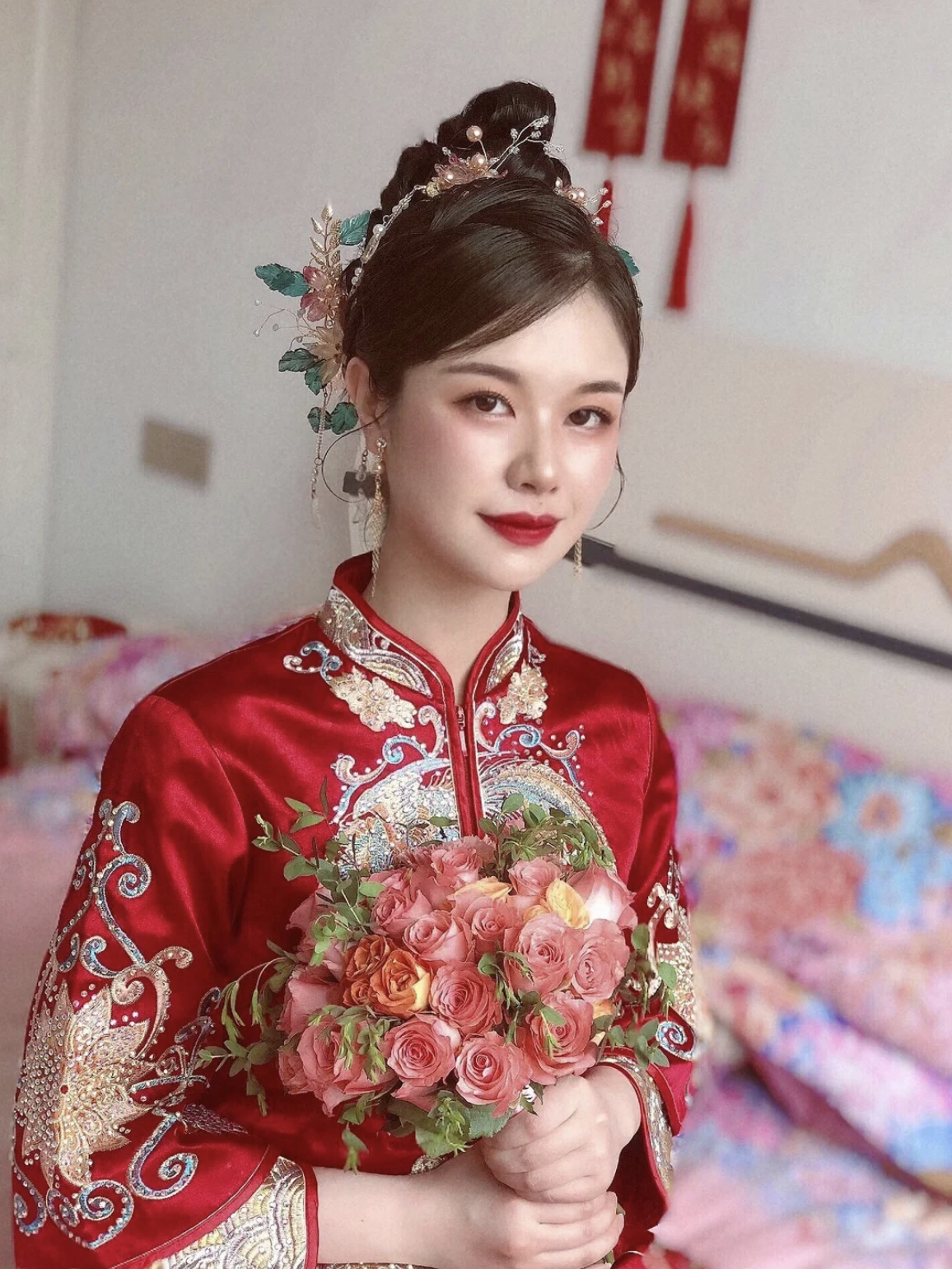 新娘当天早妆 精致自然妆面
