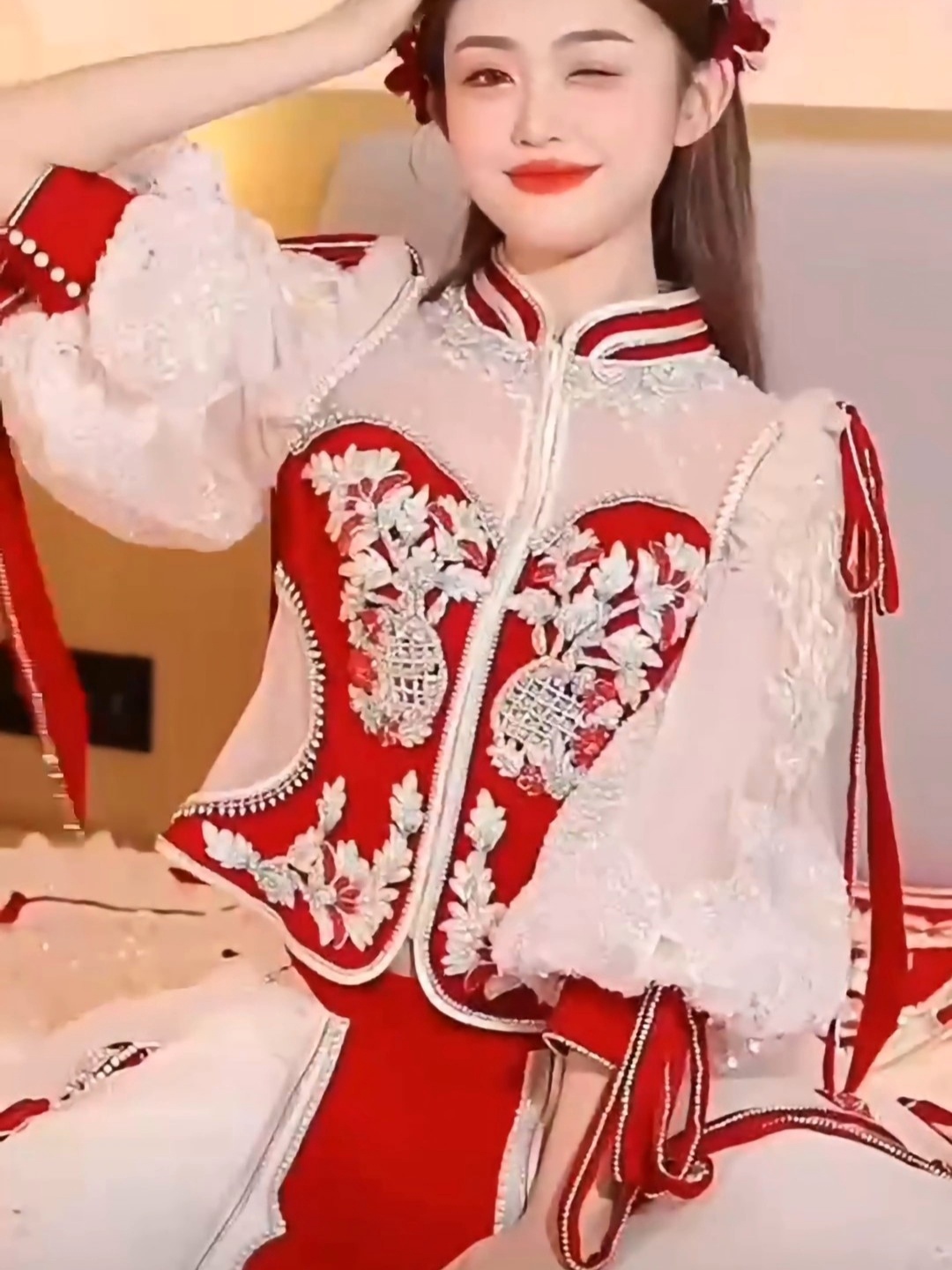 超值轻纱套餐/气质迎宾纱+秀禾服敬酒