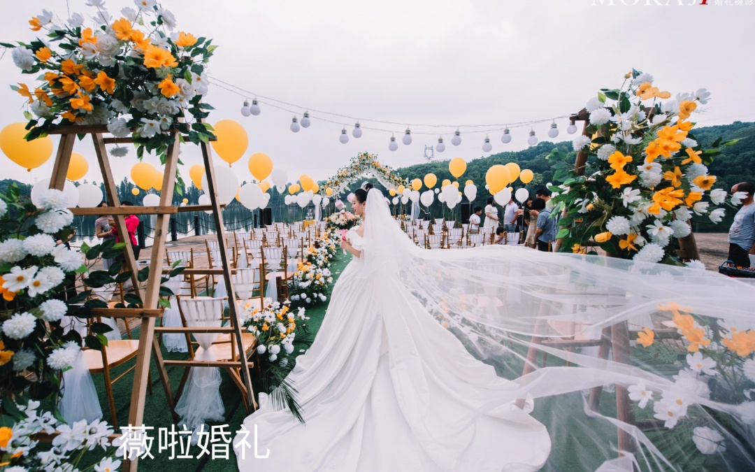 《薇啦婚礼》韩式清新户外花园