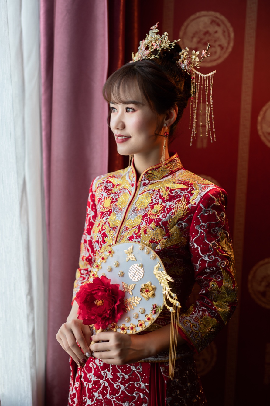 #最美新娘#结婚当天，两个我爱的男人红了眼眶