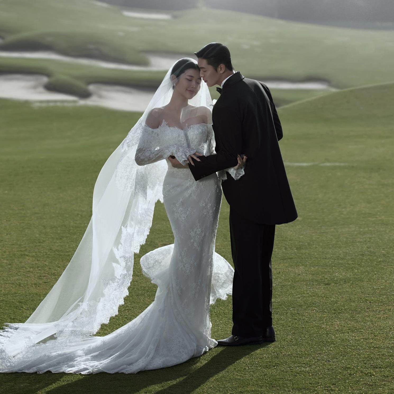 【明星同款】女神挚爱·仪式感草坪婚纱照
