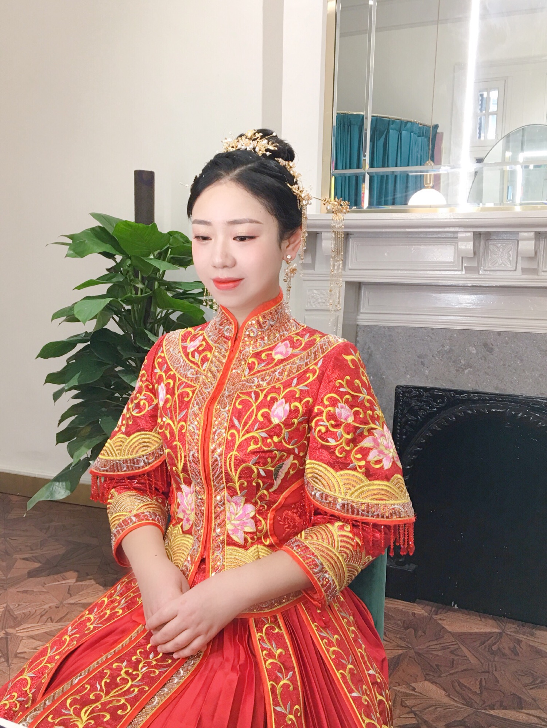 完美的造型真的会让人超级期待婚礼…