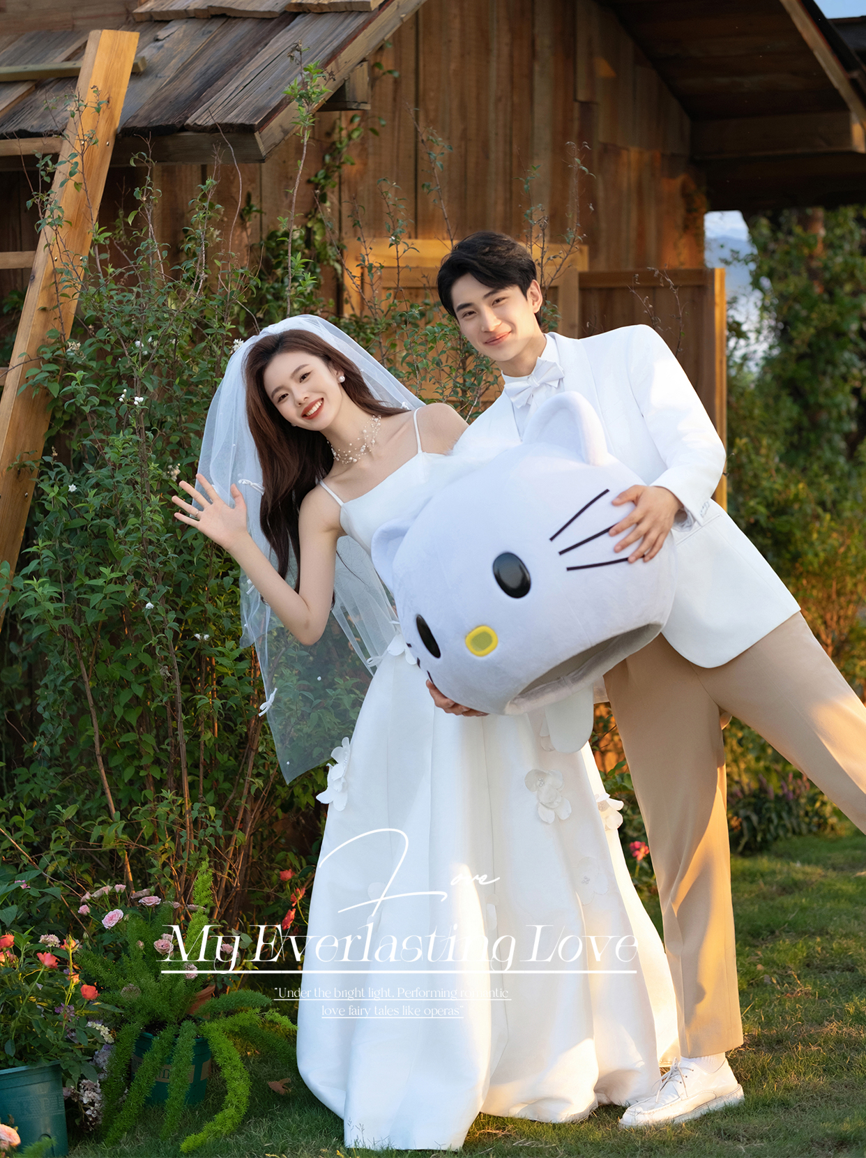 【屋顶之恋】后悔没有早点去拍电影浪漫婚纱照