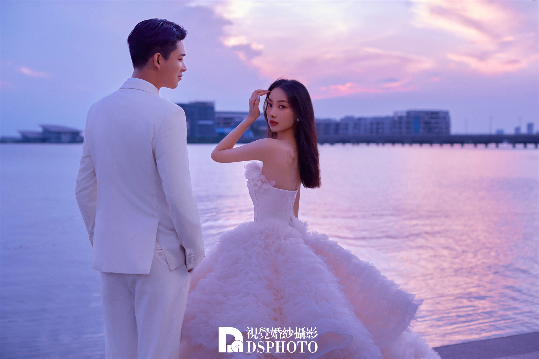 电影感/湖景婚纱照