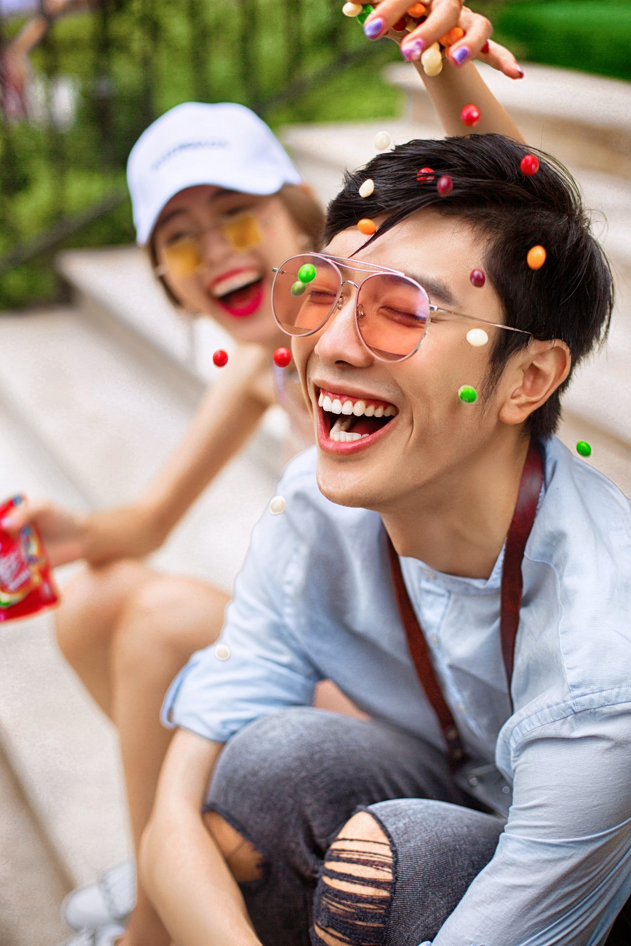 大连婚纱照   街拍婚纱照