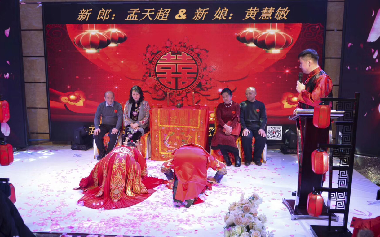 文化气息浓厚，让新人和来宾朋友们感受古代婚礼特色