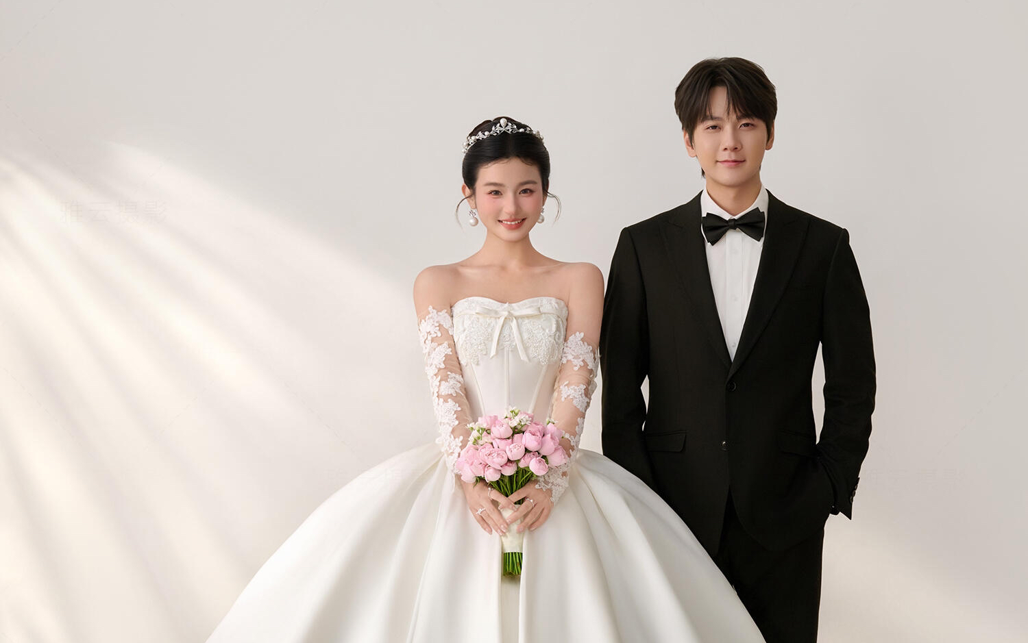 婚禮迎賓首 選儀式感拉滿的光影主紗婚紗照