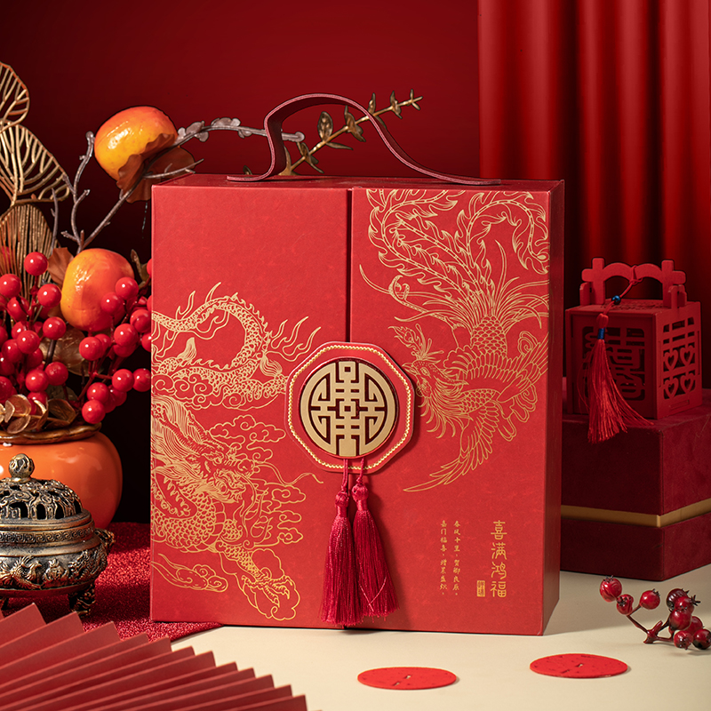 中國風(fēng)龍鳳呈祥伴手禮