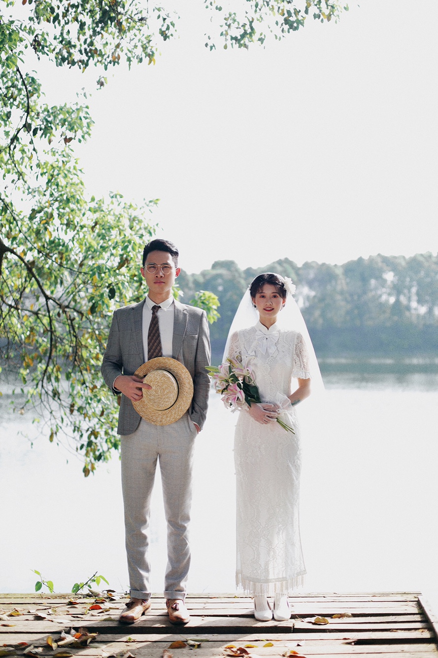 为了拍婚纱照还跟老公吵了一架？