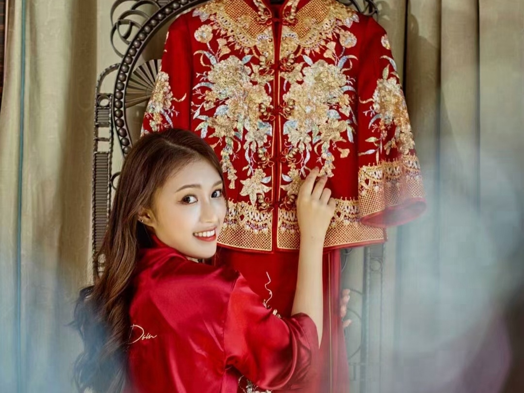 全天新娘跟妆 三个妆面 三个造型