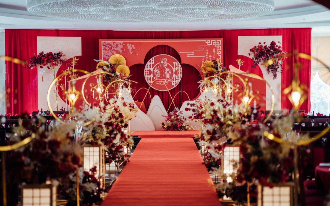 中式婚礼  KT造型  层次感的中式婚礼