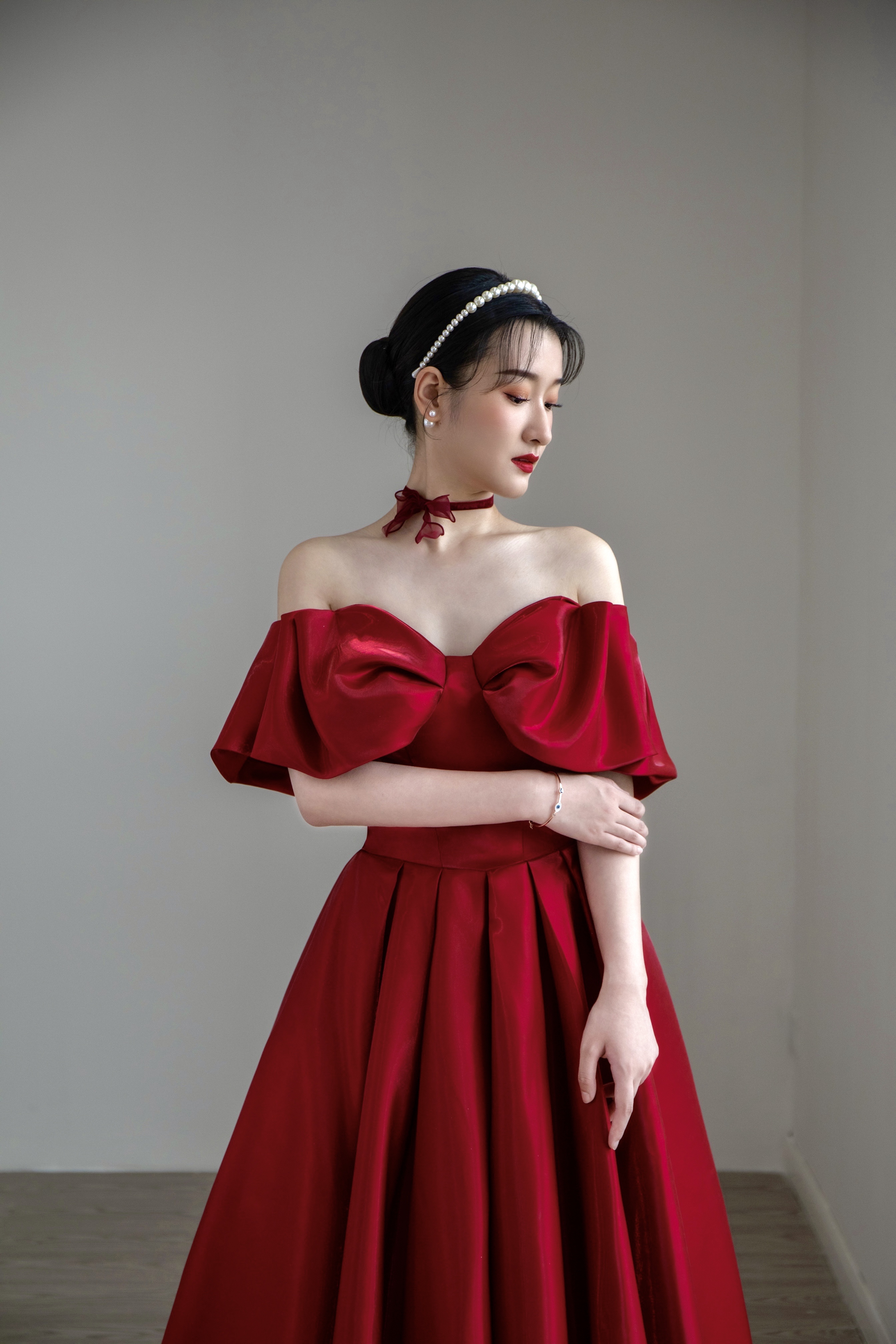 鹤立婚纱 | 超好看的红色敬酒服