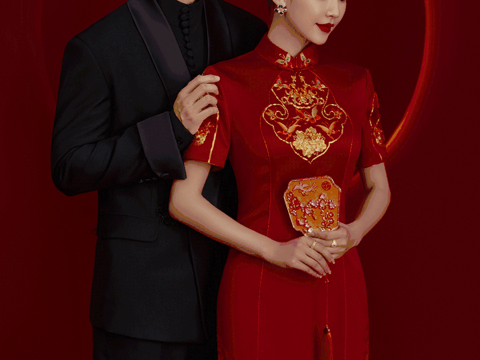 国风实景「风起东方」中式婚纱照