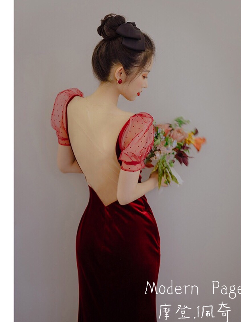 【拂白年会礼服团购】礼服+晚宴妆容