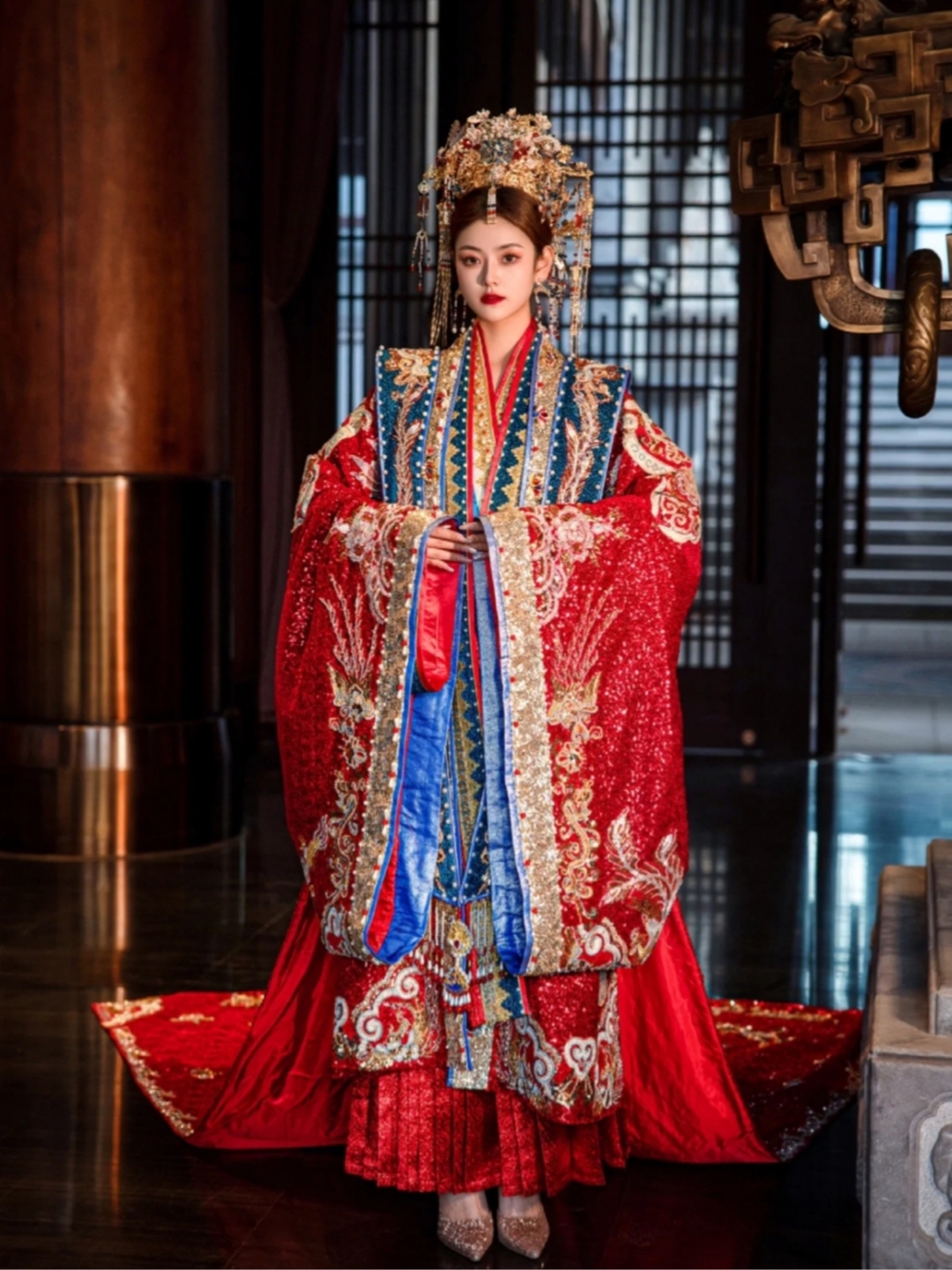 感受东方古韵中式嫁衣