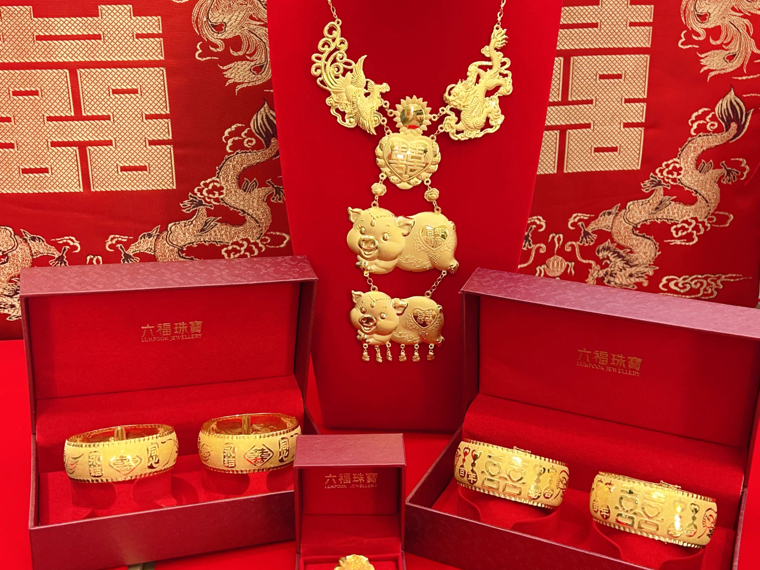 足金婚嫁套装出租