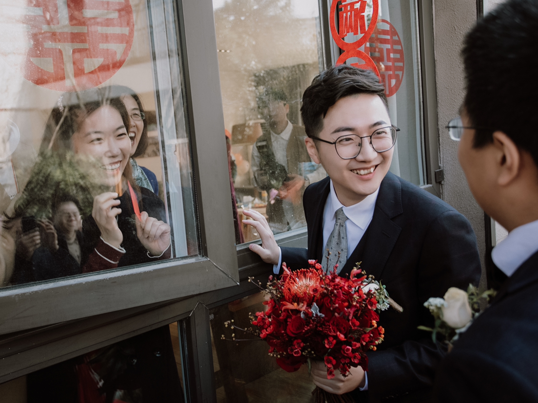 有趣不低俗😝把婚礼接亲游戏设计成密室逃生