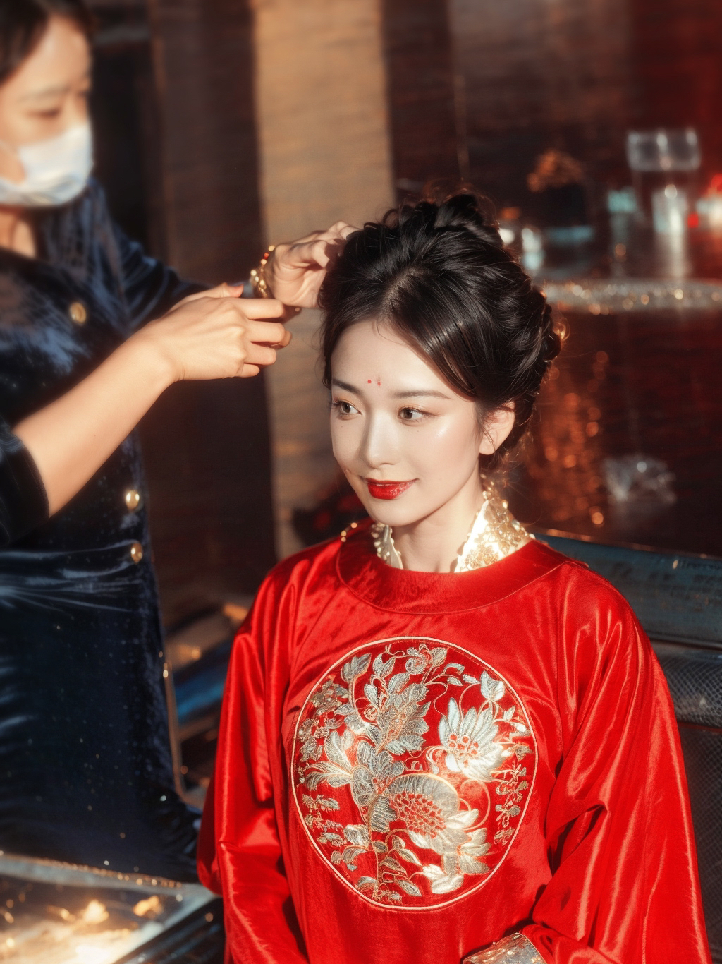 中式汉服造型妆面