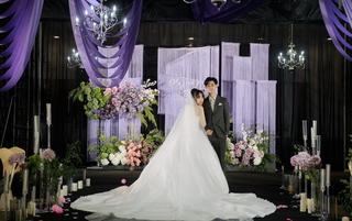 紫色流苏婚礼