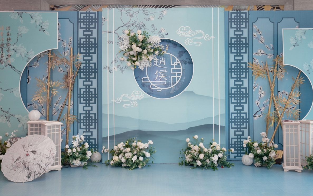 坪山婚礼策划｜新中式浅色系婚礼