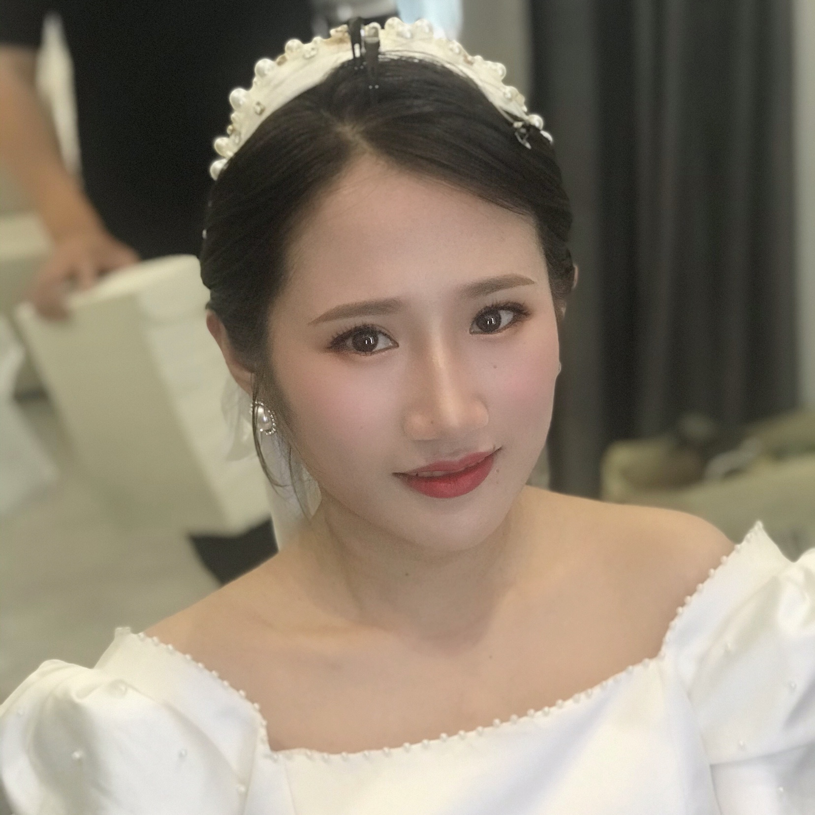 娜奥美形象设计新娘早妆跟妆客户实拍效果