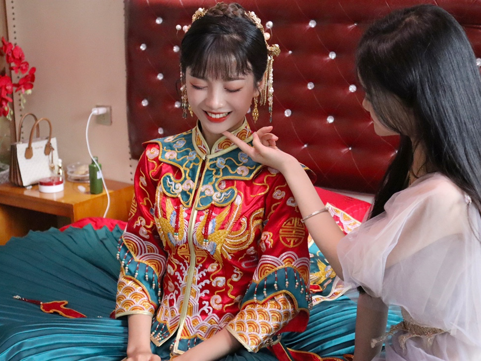 杭州新娘跟妝蕭山區(qū)機(jī)場(chǎng)附近瓜瀝下沙河莊義蓬