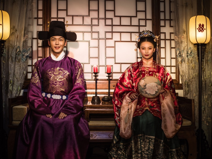 高端汉式婚礼定制跟妆（周制 明制）