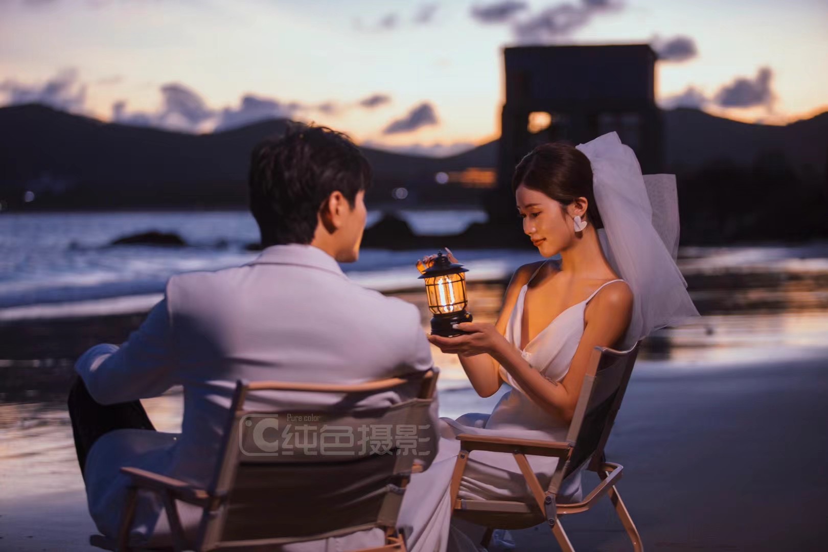 【浪漫海景婚纱照】阳江婚纱照拍摄特惠套餐