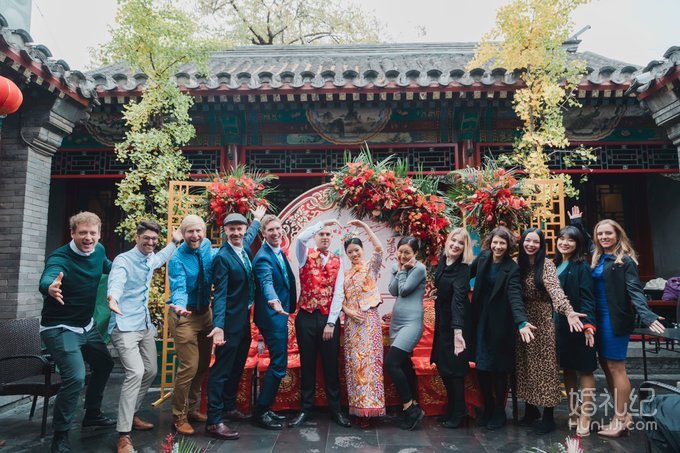 精致又不艳俗的四合院婚礼